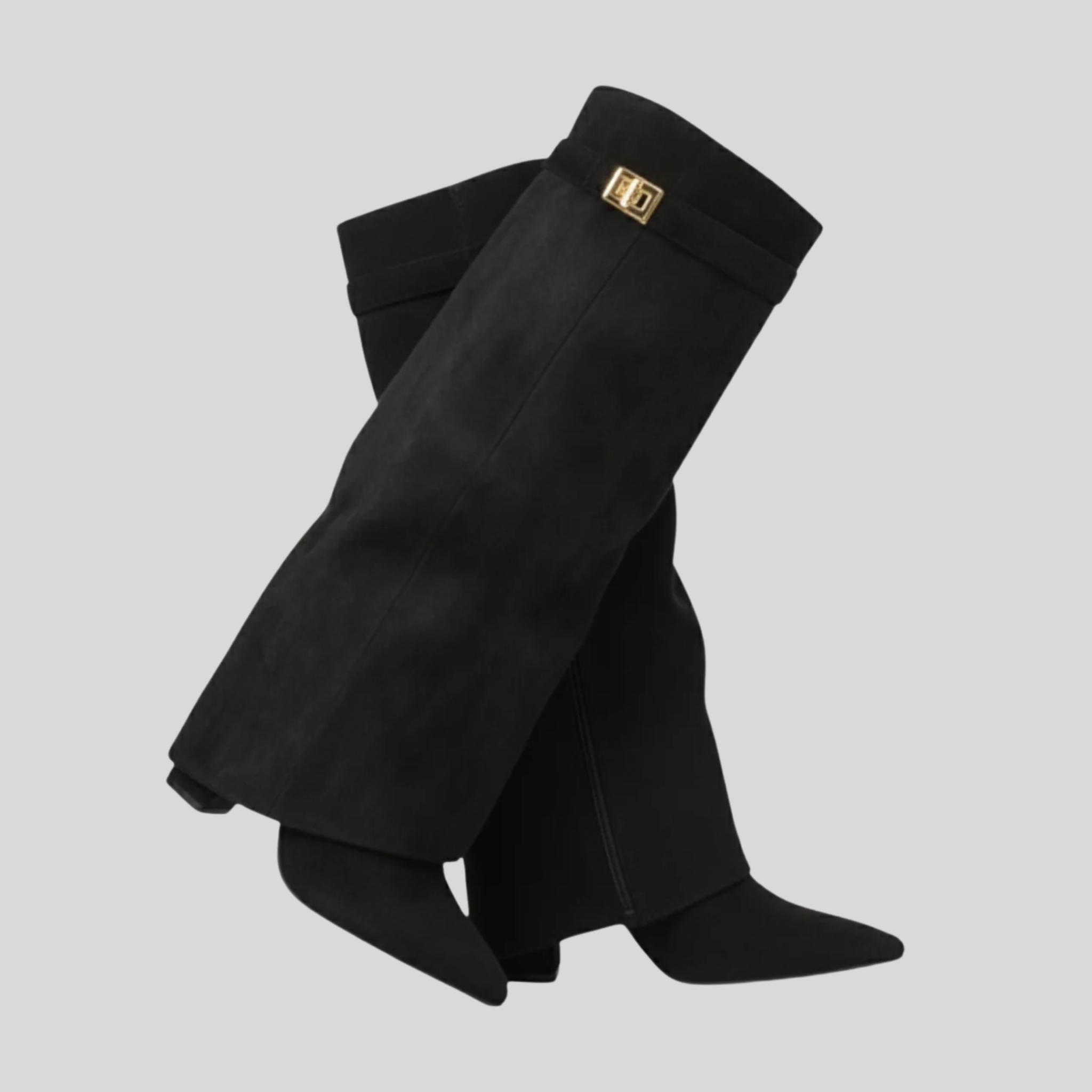 Femme Bottes Hautes Genou Bout Pointu | Bottes Talon Épais