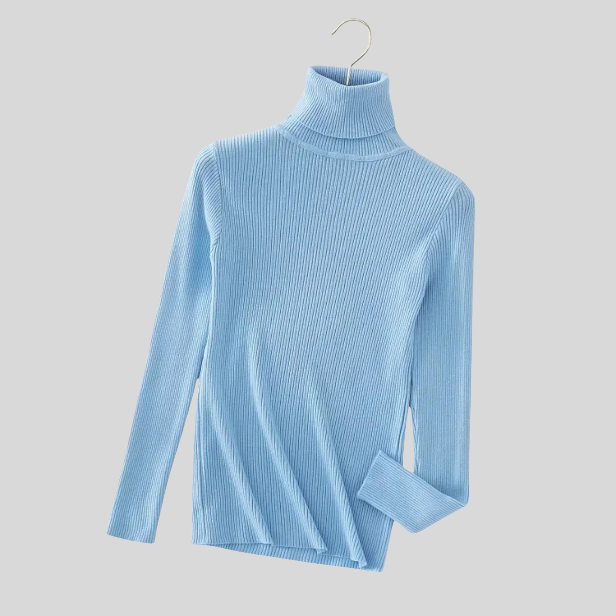 Femme Pull Col Roulé Maille Fine | Pull Manches Longues