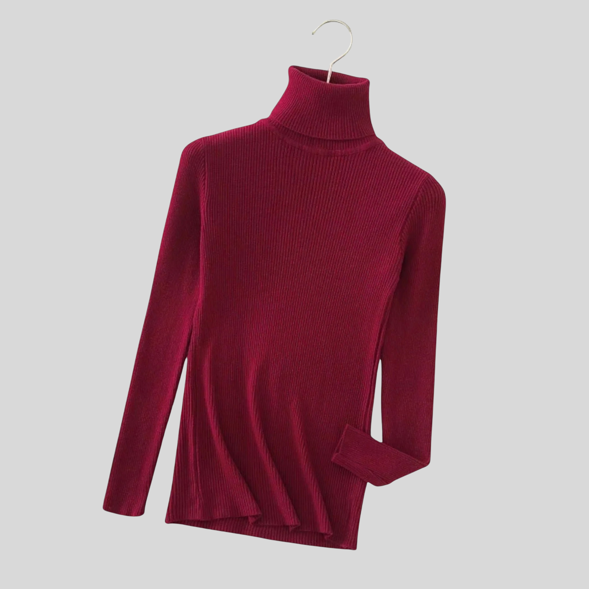 Femme Pull Col Roulé Maille Fine | Pull Manches Longues
