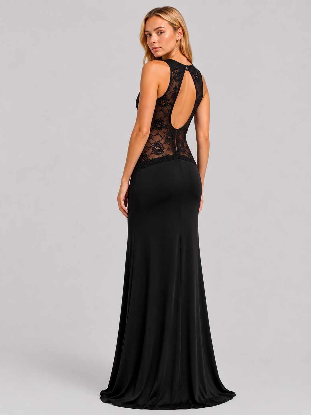 Femme Robe Maxi Dos Ouvert | Robe Longue Élégante