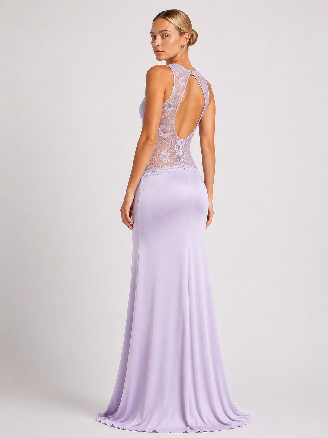 Femme Robe Maxi Dos Ouvert | Robe Longue Élégante