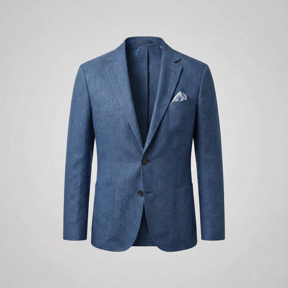 Homme Blazer Décontracté Uni | Veste Homme Boutonnée Élégante