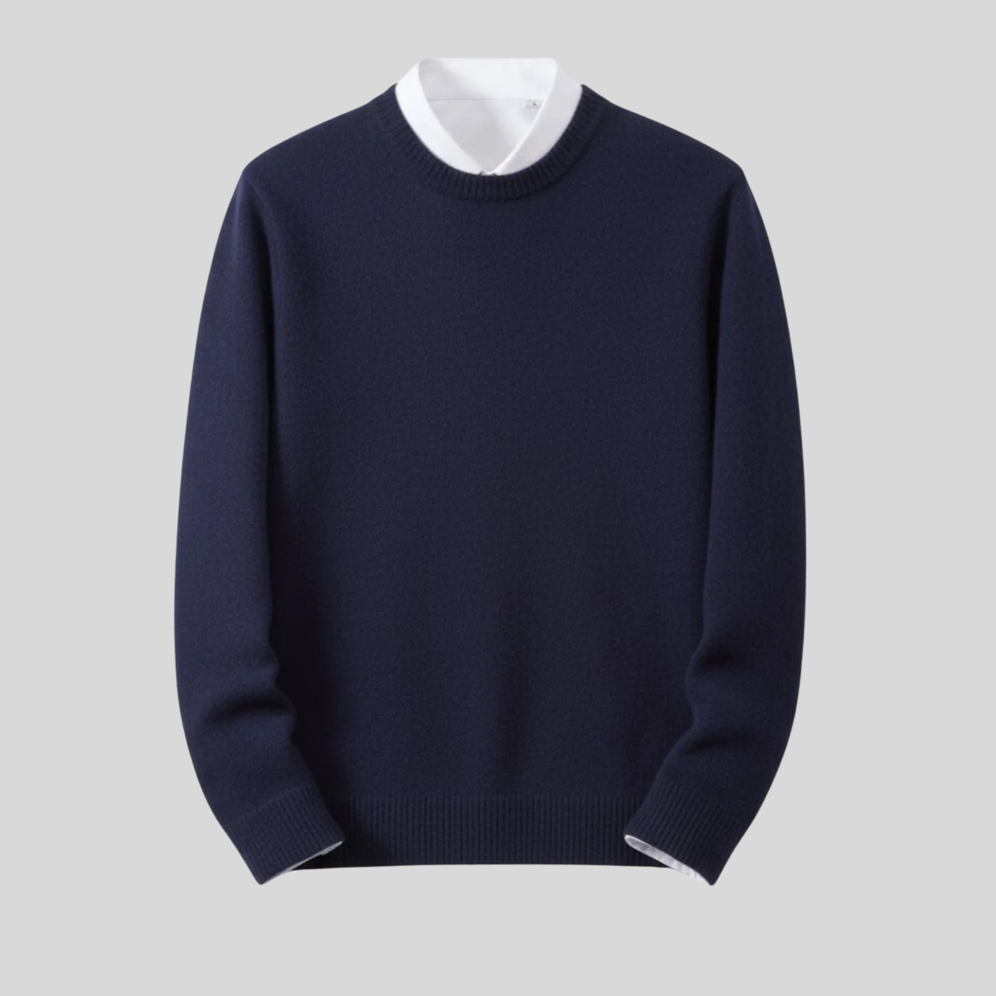 Homme Pull Col Rond Maille Ample | Pull Manches Longues
