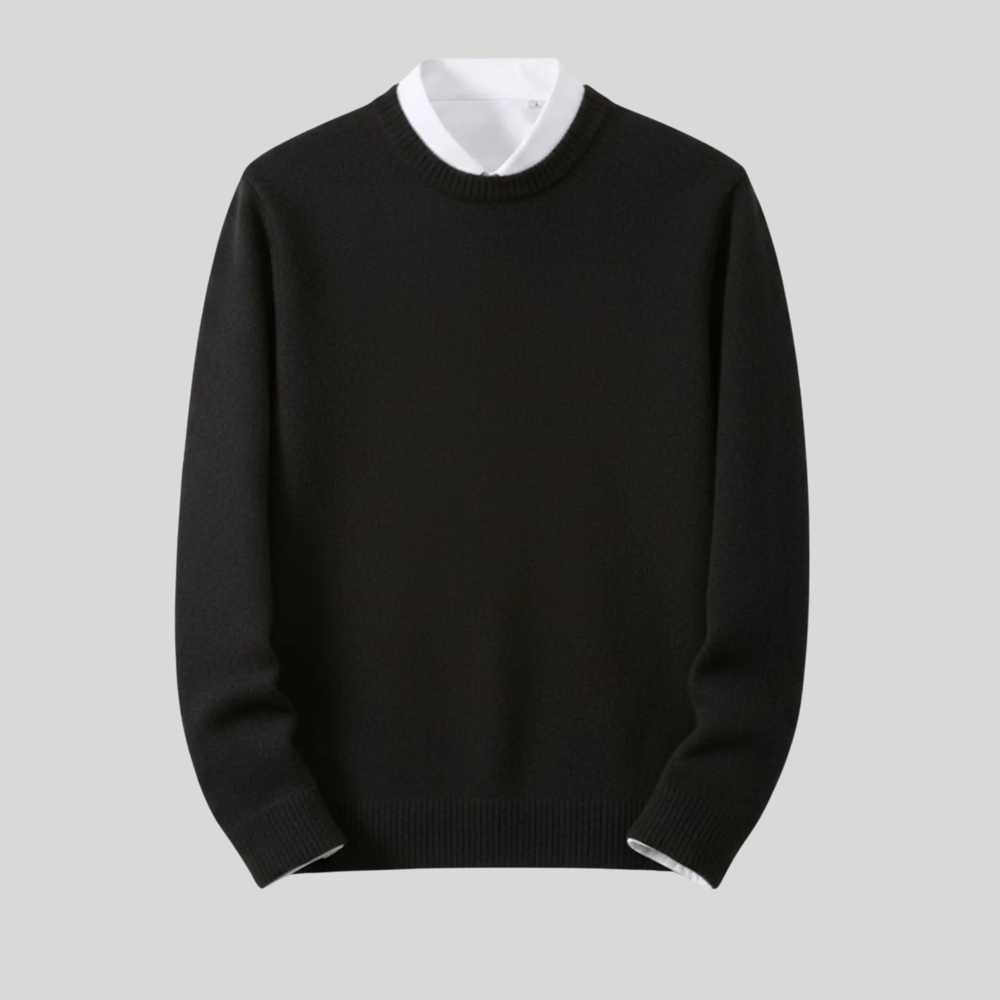 Homme Pull Col Rond Maille Ample | Pull Manches Longues