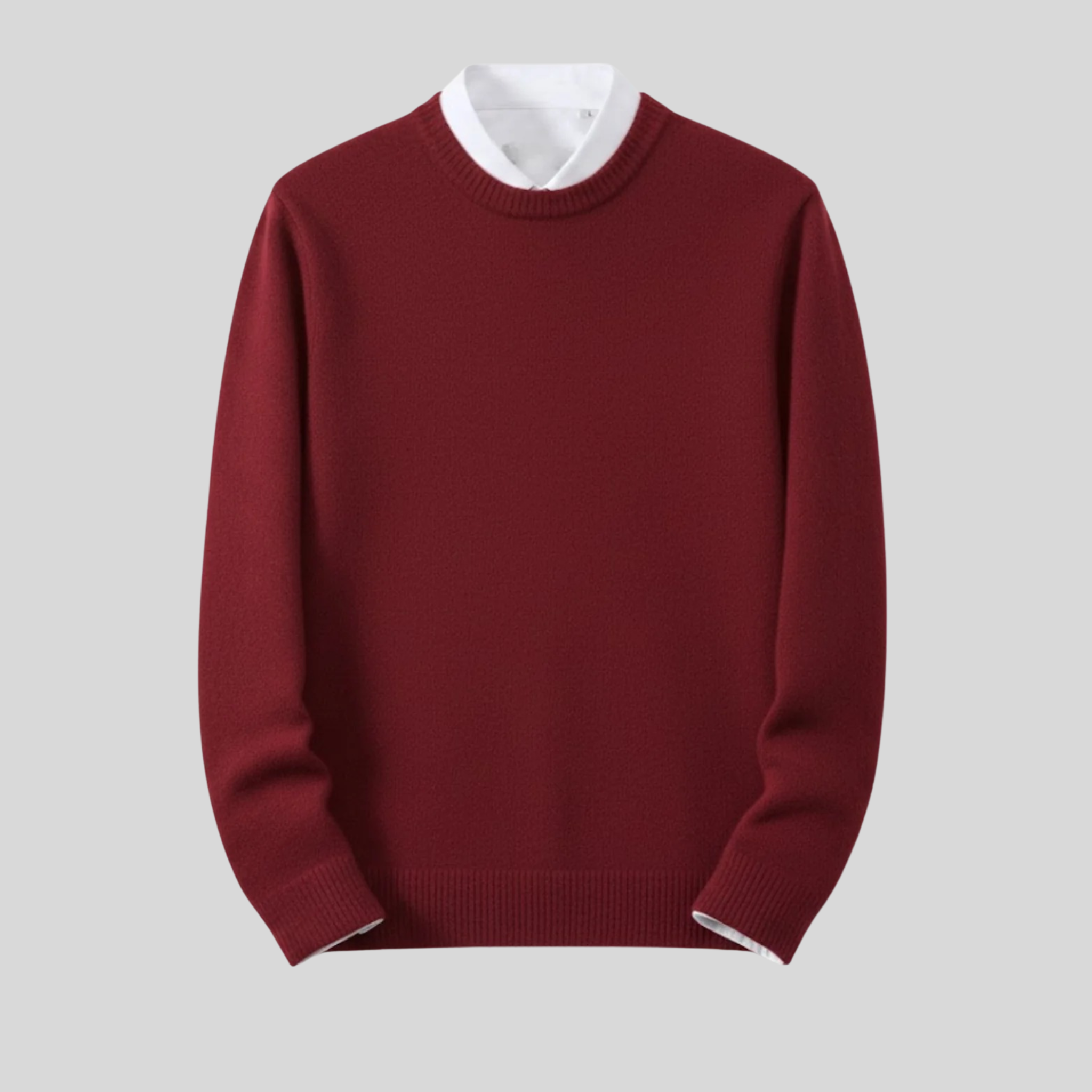 Homme Pull Col Rond Maille Ample | Pull Manches Longues