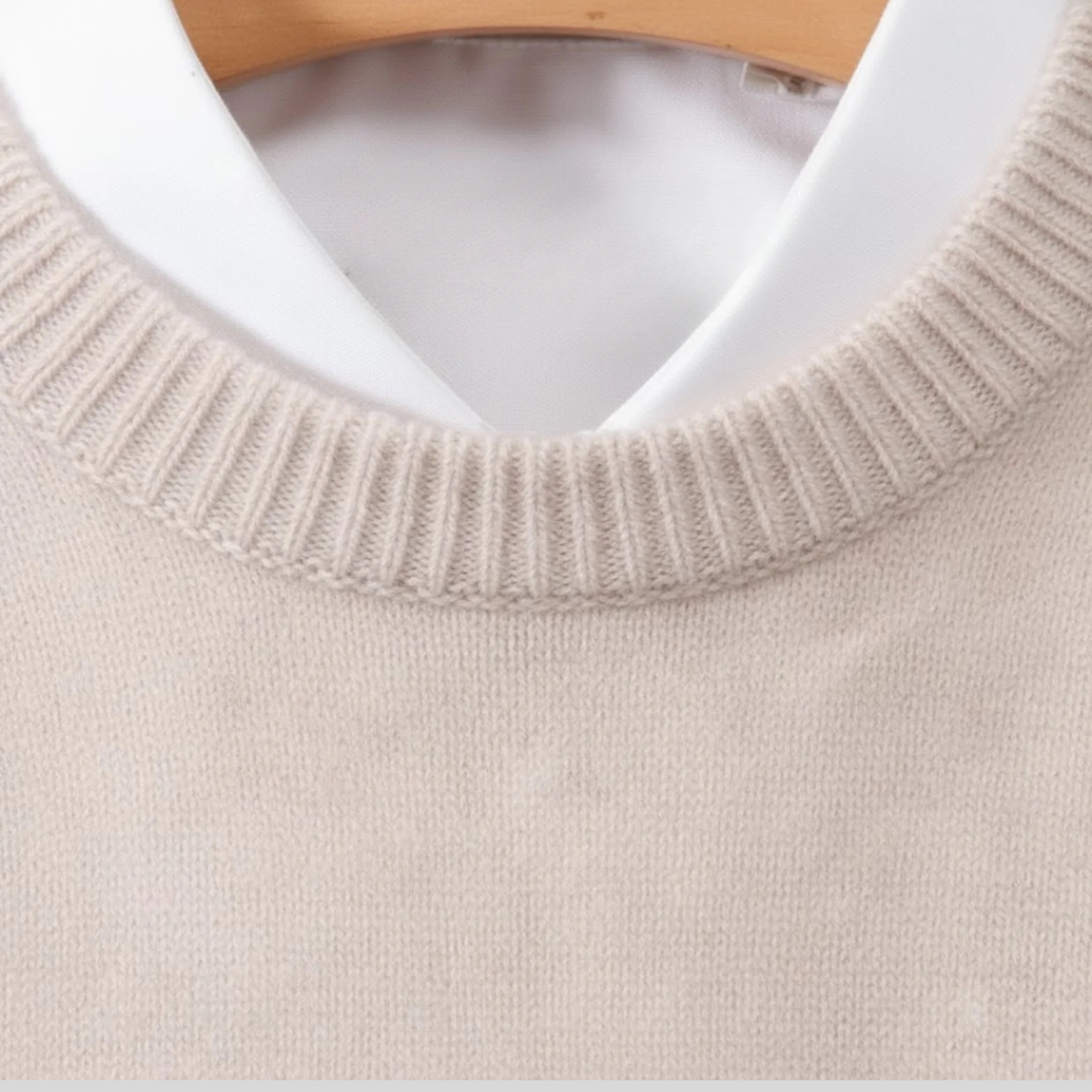 Homme Pull Col Rond Maille Ample | Pull Manches Longues