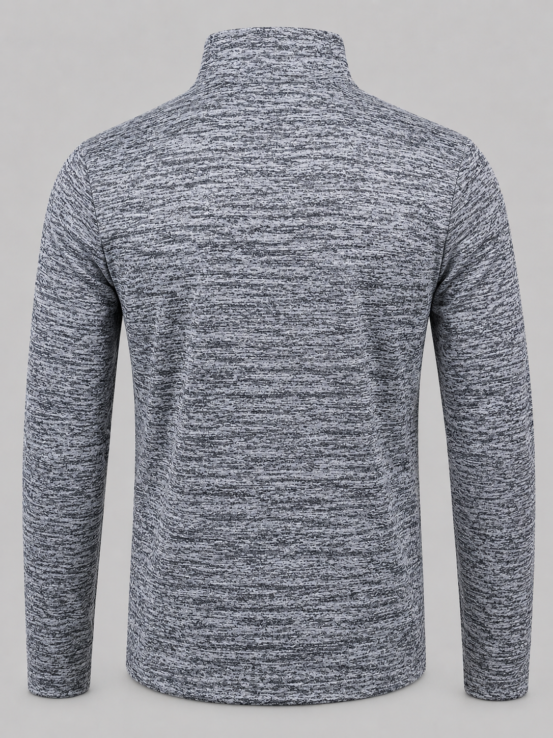 Homme Pull Zippé Col Montant | Veste Tricot Homme Automne Hiver