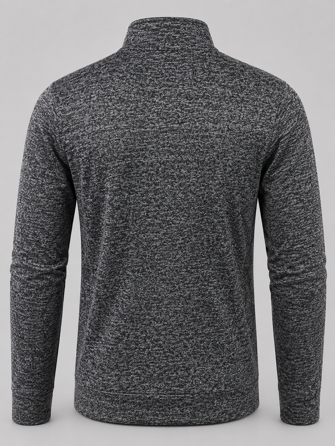 Homme Pull Zippé Col Montant | Veste Tricot Homme Automne Hiver