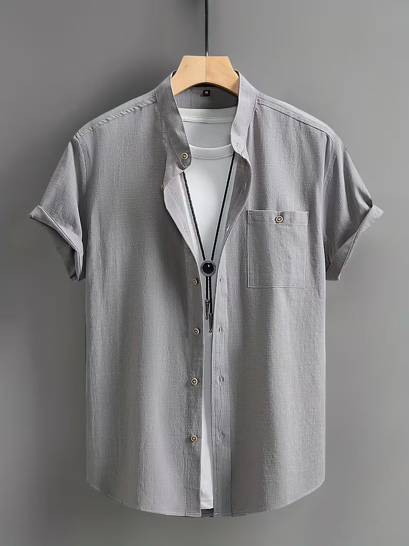 Homme Chemise Décontractée Été | Chemise Casual Homme