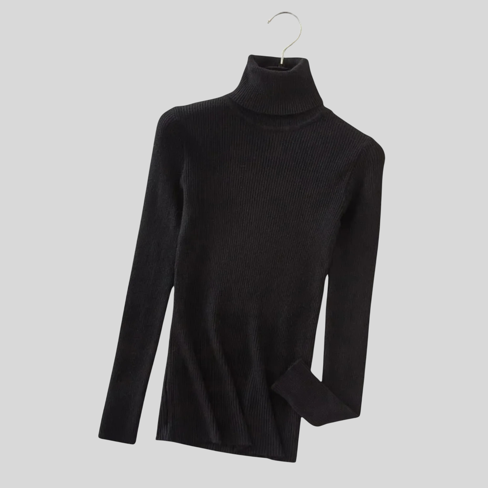Femme Pull Col Roulé Maille Fine | Pull Manches Longues