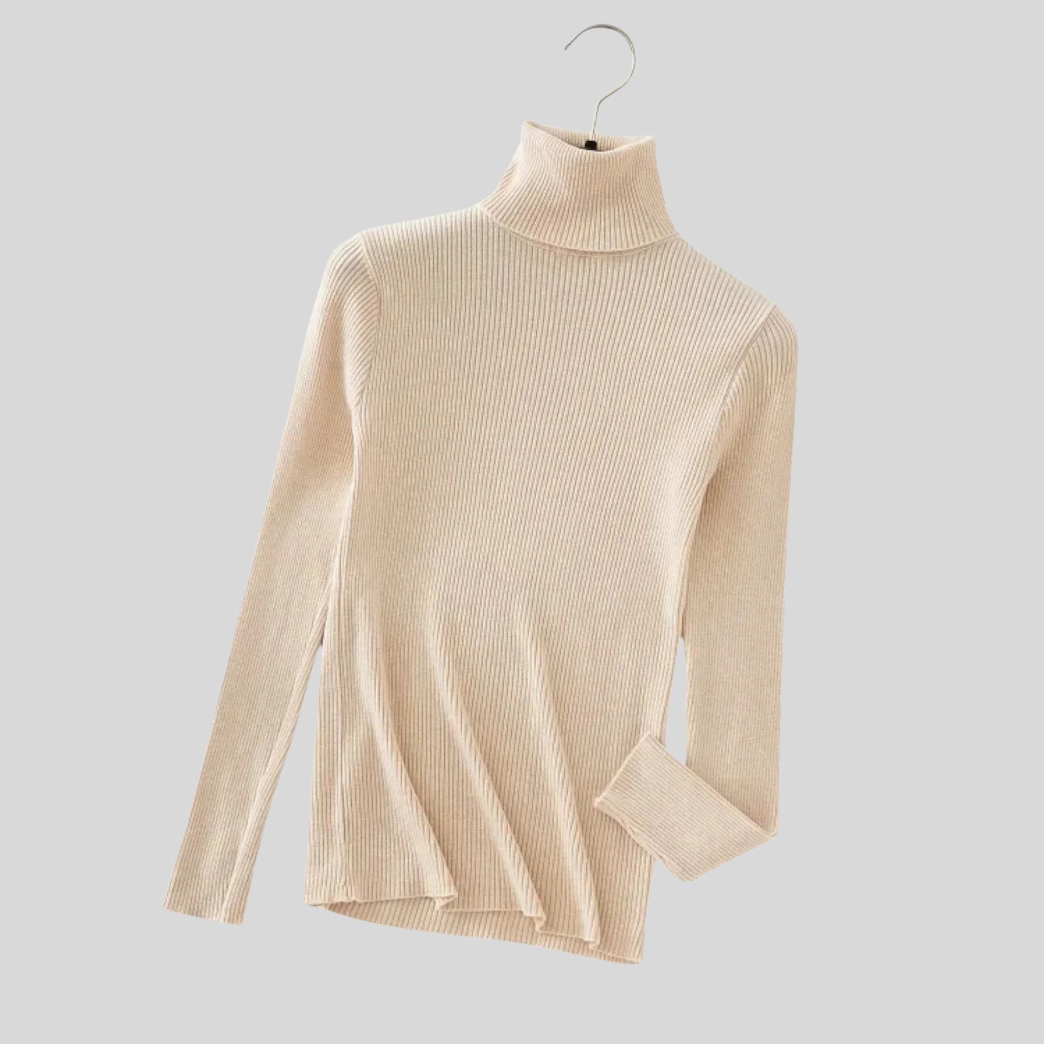 Femme Pull Col Roulé Maille Fine | Pull Manches Longues