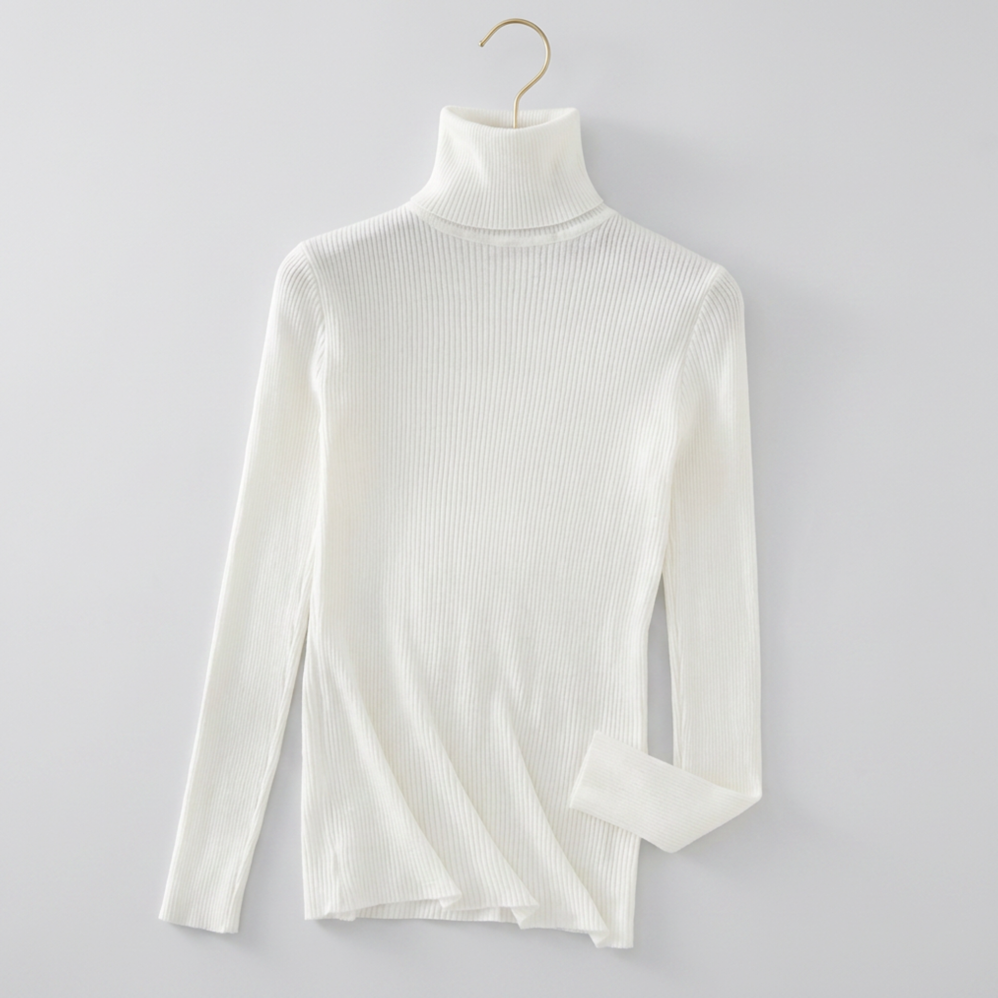 Femme Pull Col Roulé Maille Fine | Pull Manches Longues