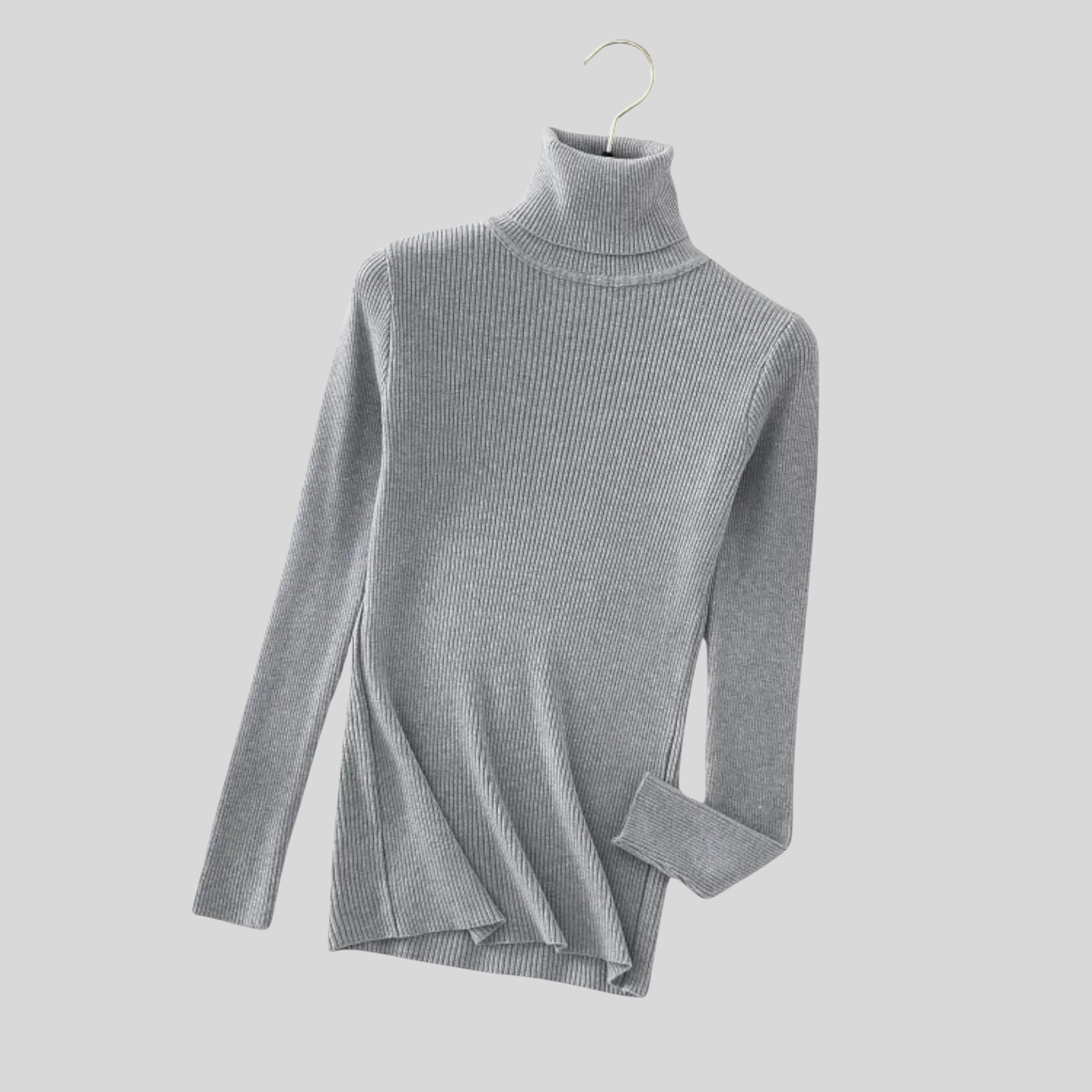 Femme Pull Col Roulé Maille Fine | Pull Manches Longues