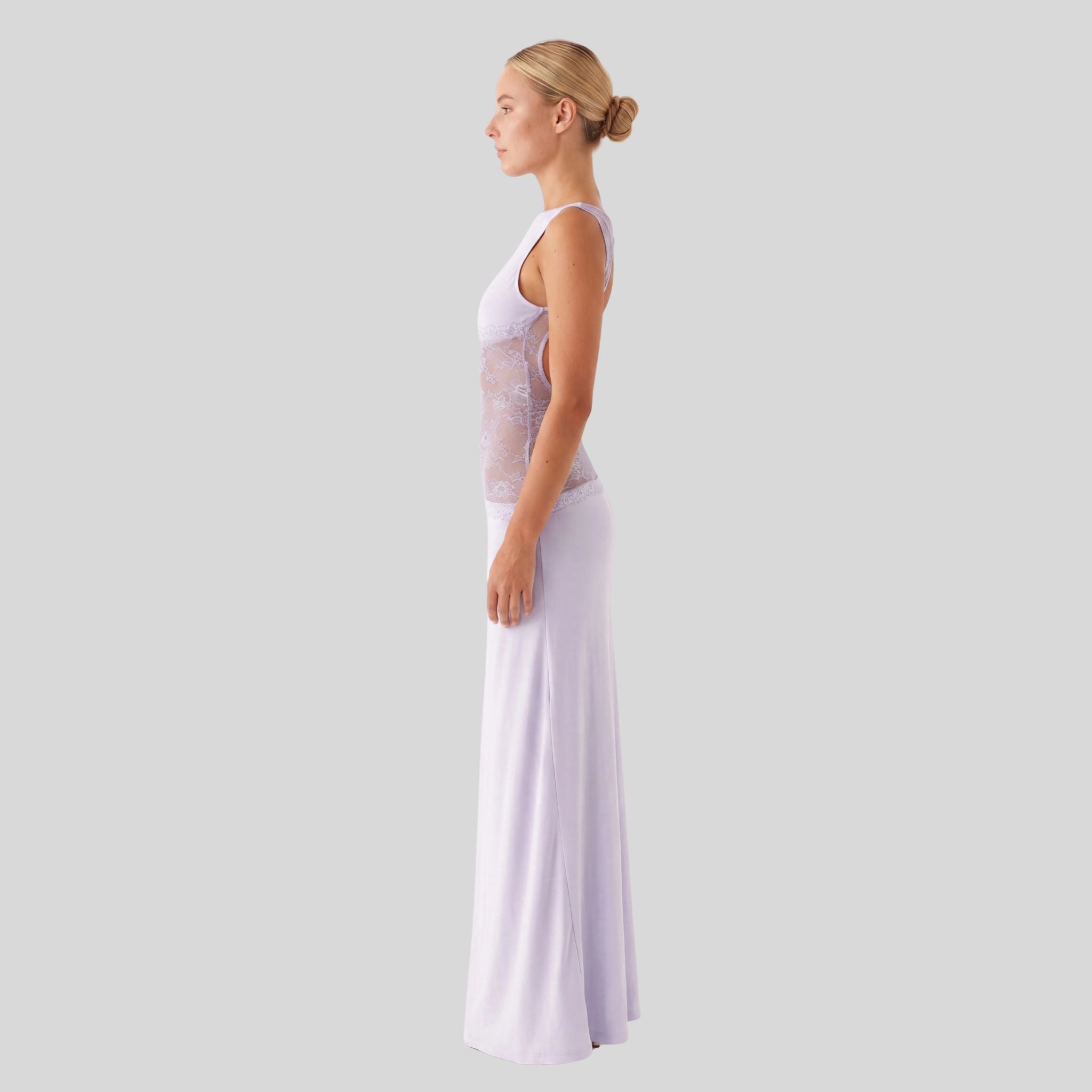 Femme Robe Maxi Dos Ouvert | Robe Longue Élégante