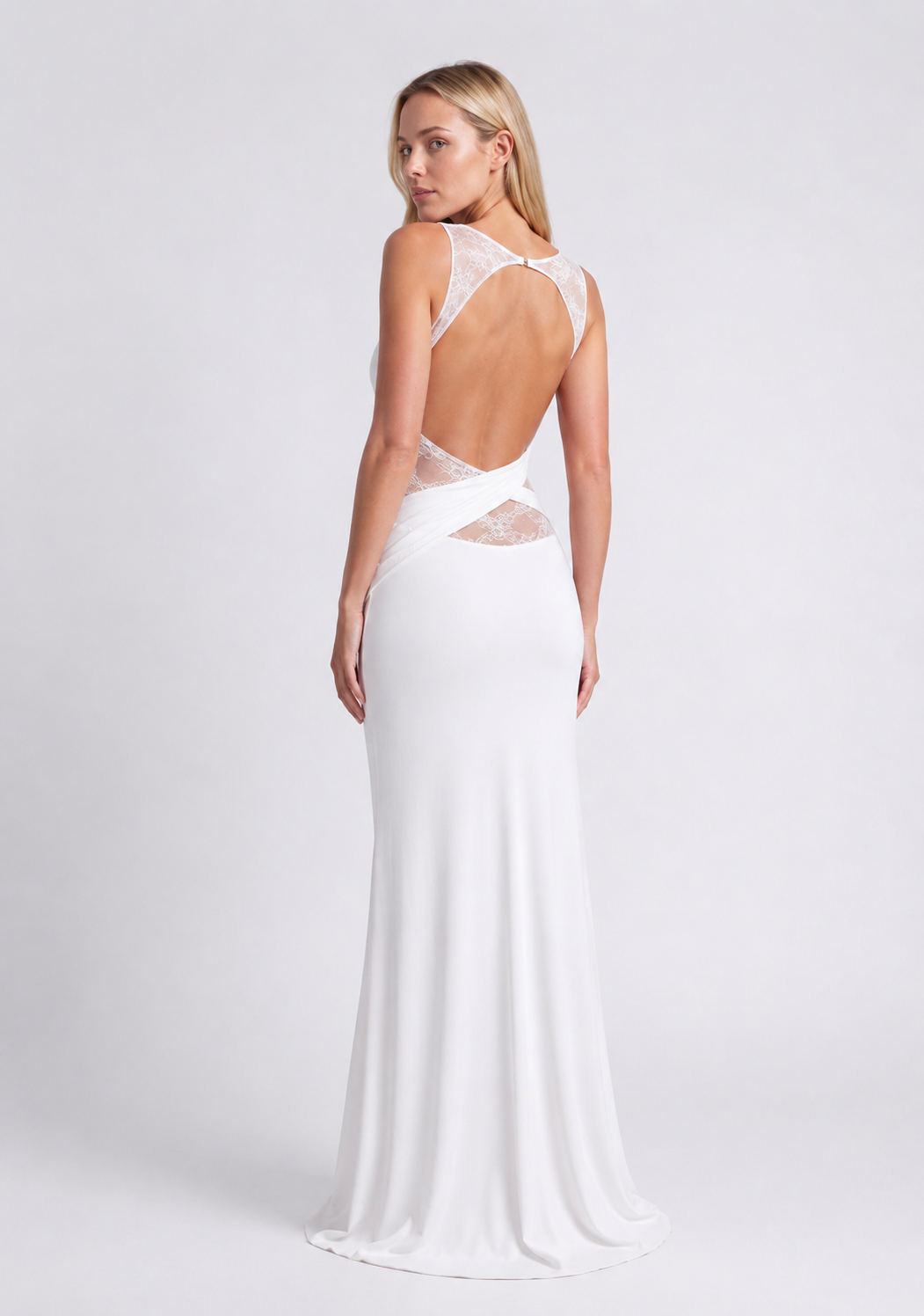 Femme Robe Maxi Dos Ouvert | Robe Longue Élégante