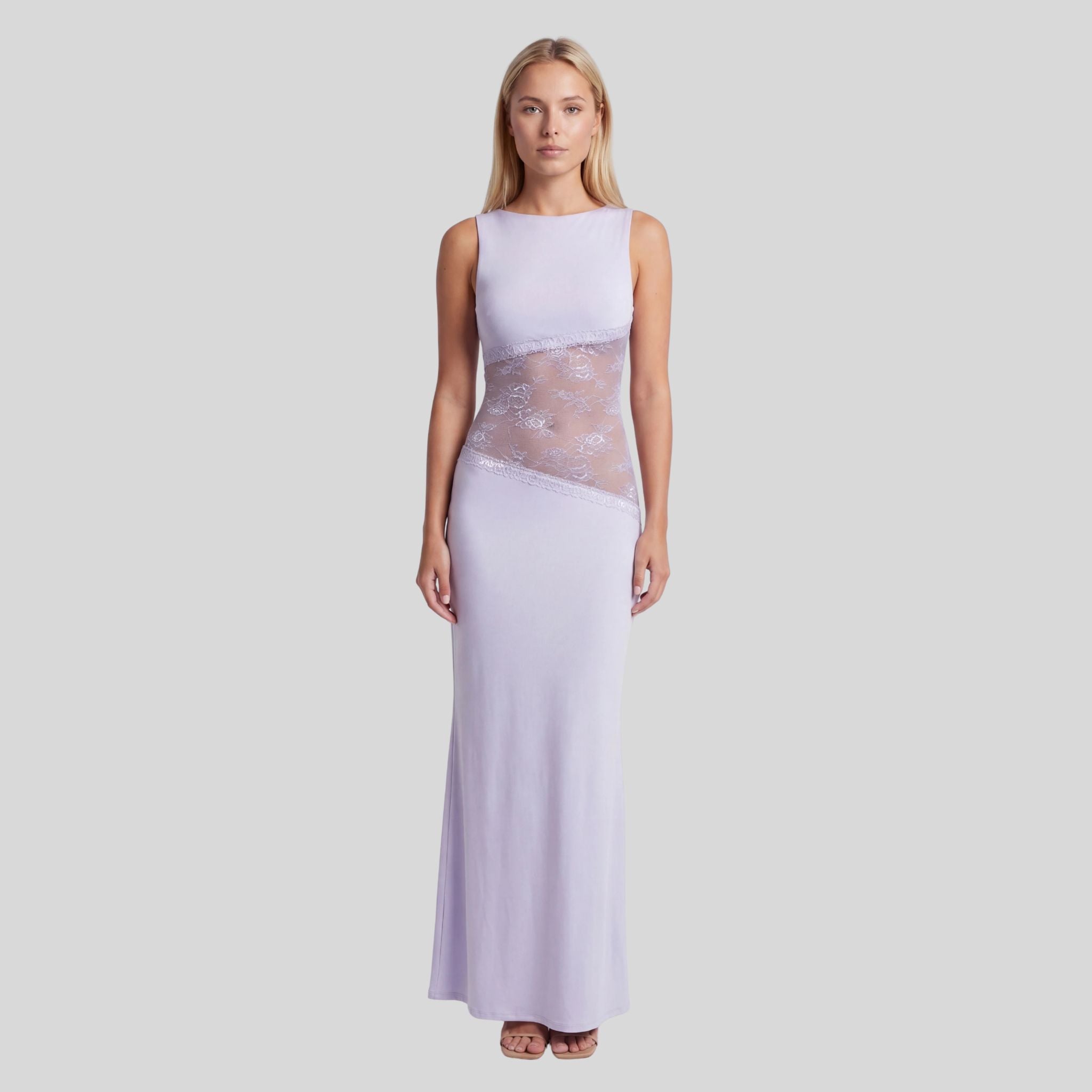 Femme Robe Maxi Dos Ouvert | Robe Longue Élégante