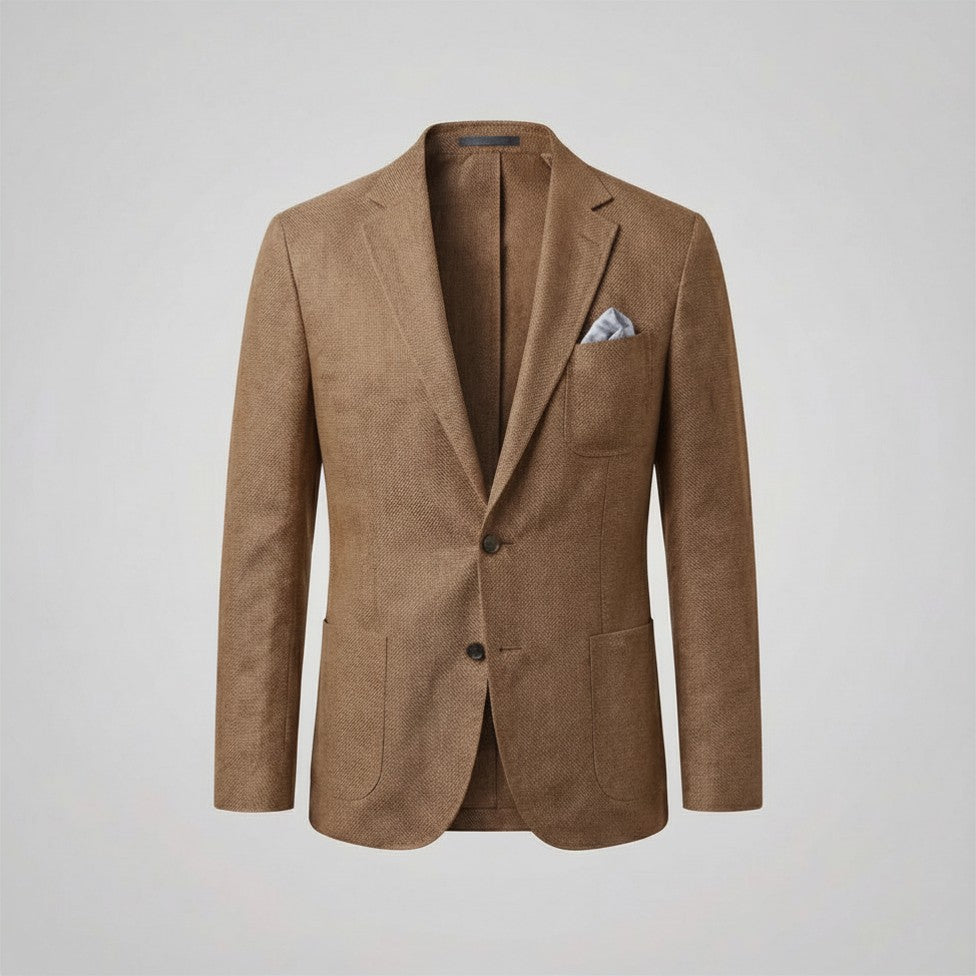 Homme Blazer Décontracté Uni | Veste Homme Boutonnée Élégante