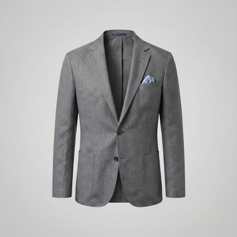 Homme Blazer Décontracté Uni | Veste Homme Boutonnée Élégante