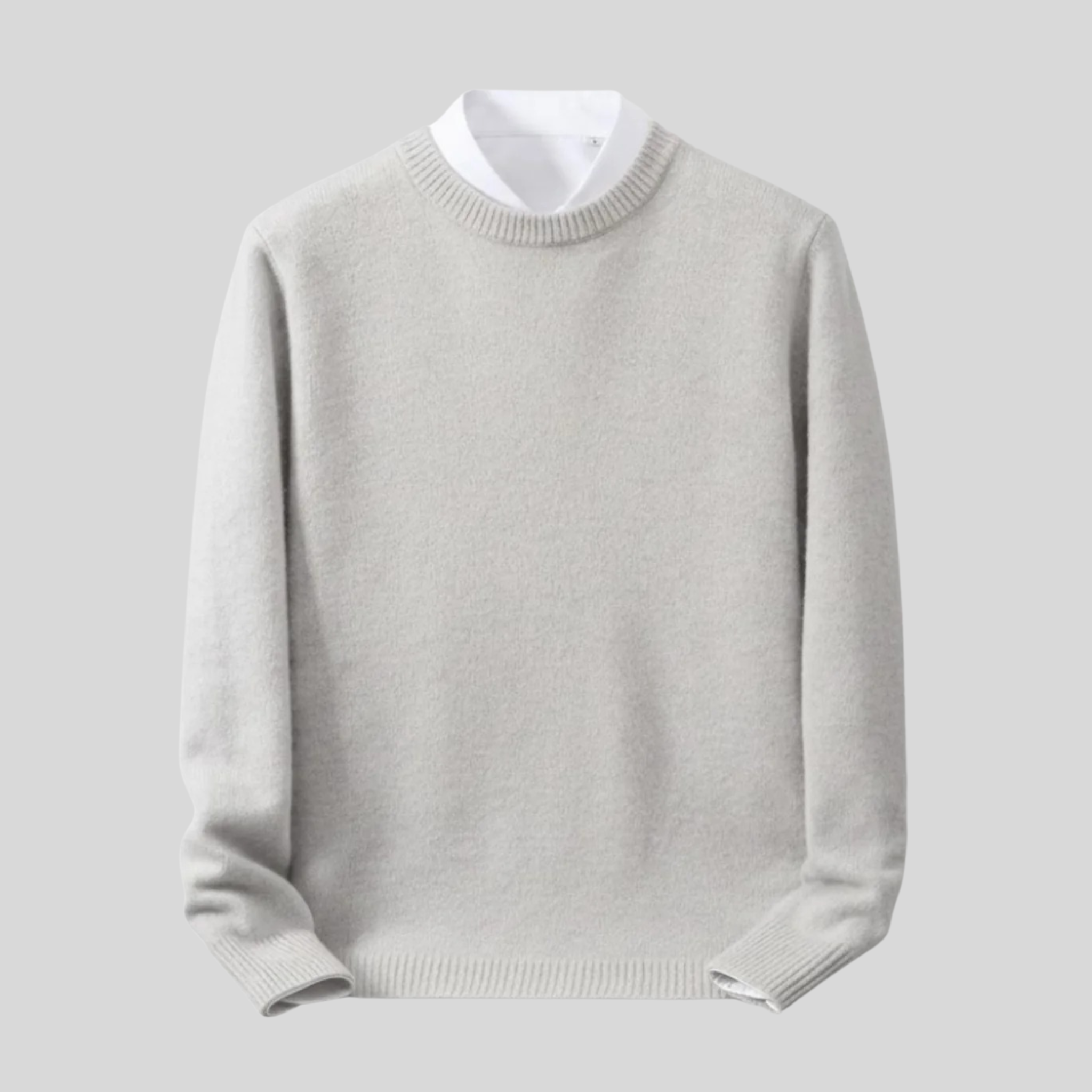 Homme Pull Col Rond Maille Ample | Pull Manches Longues