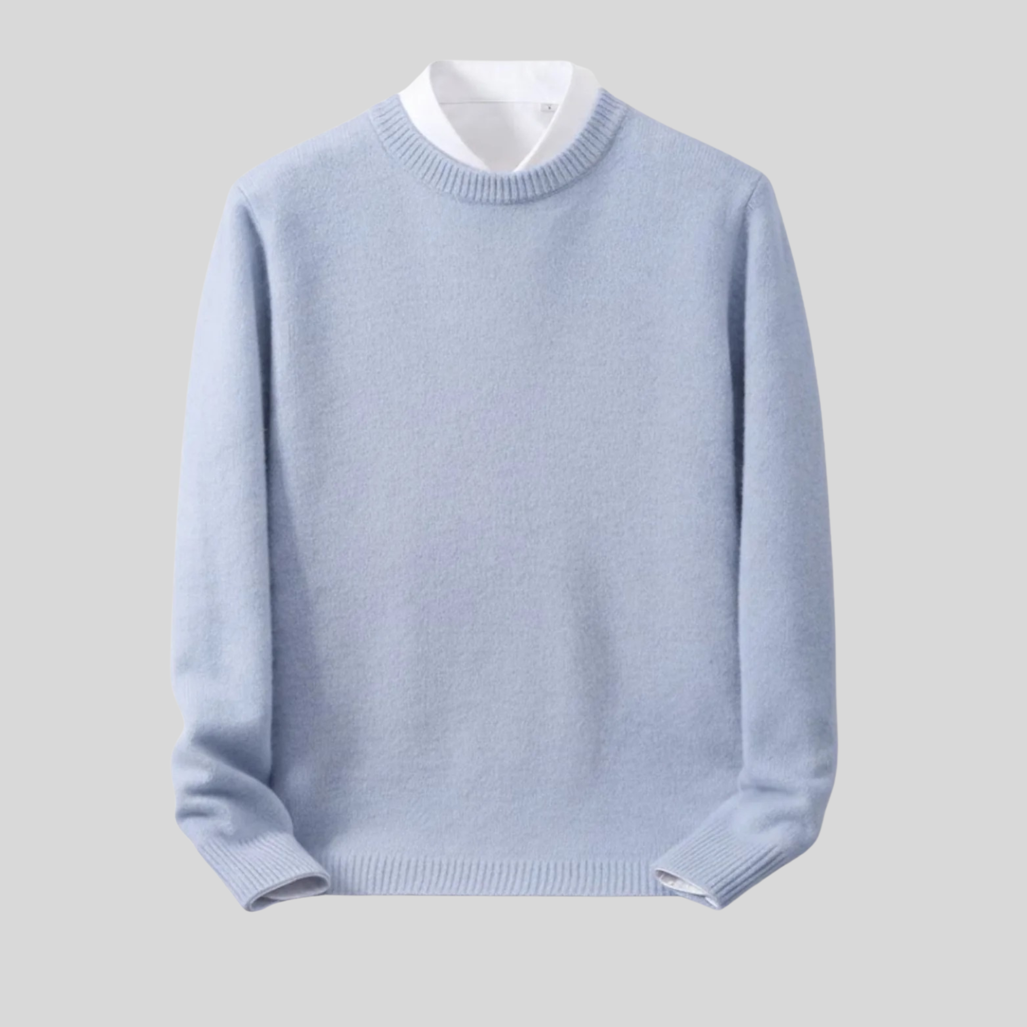 Homme Pull Col Rond Maille Ample | Pull Manches Longues