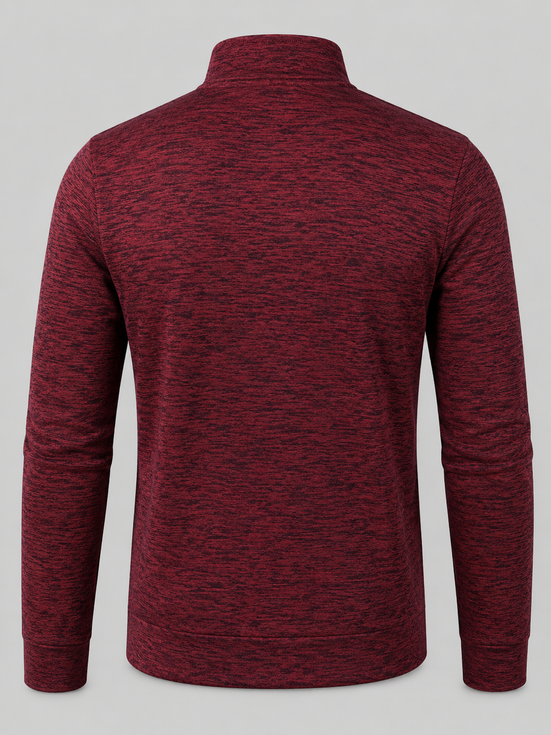 Homme Pull Zippé Col Montant | Veste Tricot Homme Automne Hiver