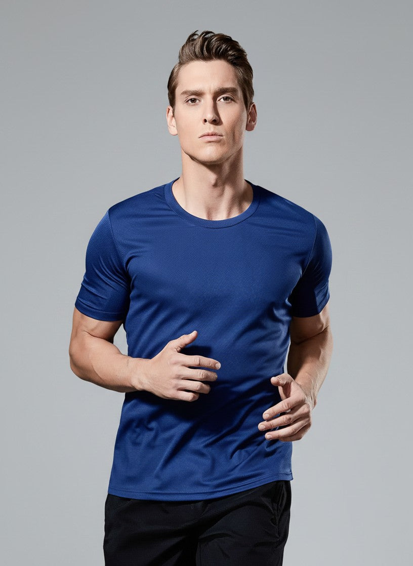 Homme T-Shirt Sport Col Rond | T-Shirt Running Homme Haut Entraînement